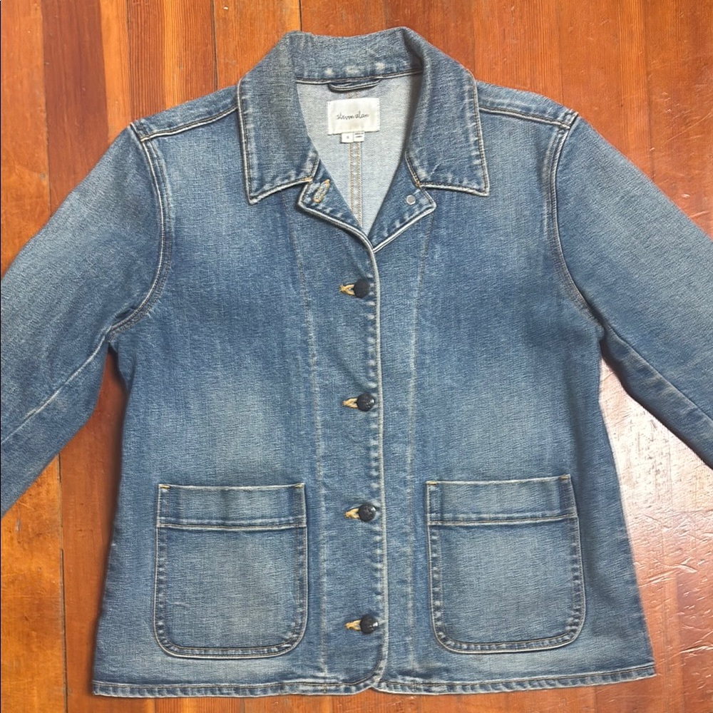 Denim Blue Women's Jacket - Picture 5 of 5